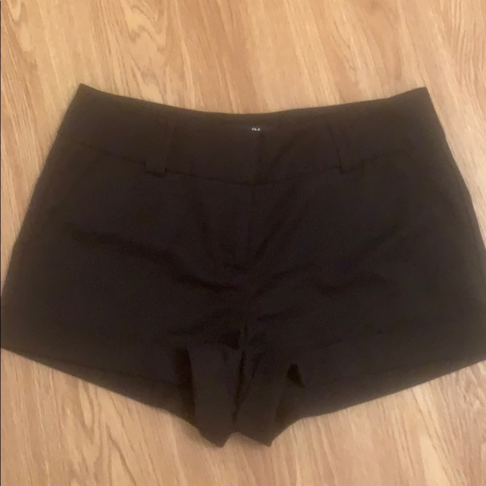 Black dress shorts